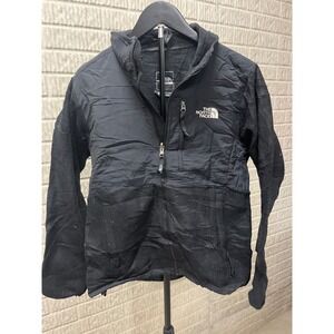 The North Face Black Fleece Jacket Full Zip Logo‎ Embroidered Women's Medium